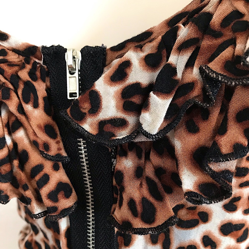 Leopard Print Adjustable Racerback Spaghetti Stra… - image 4